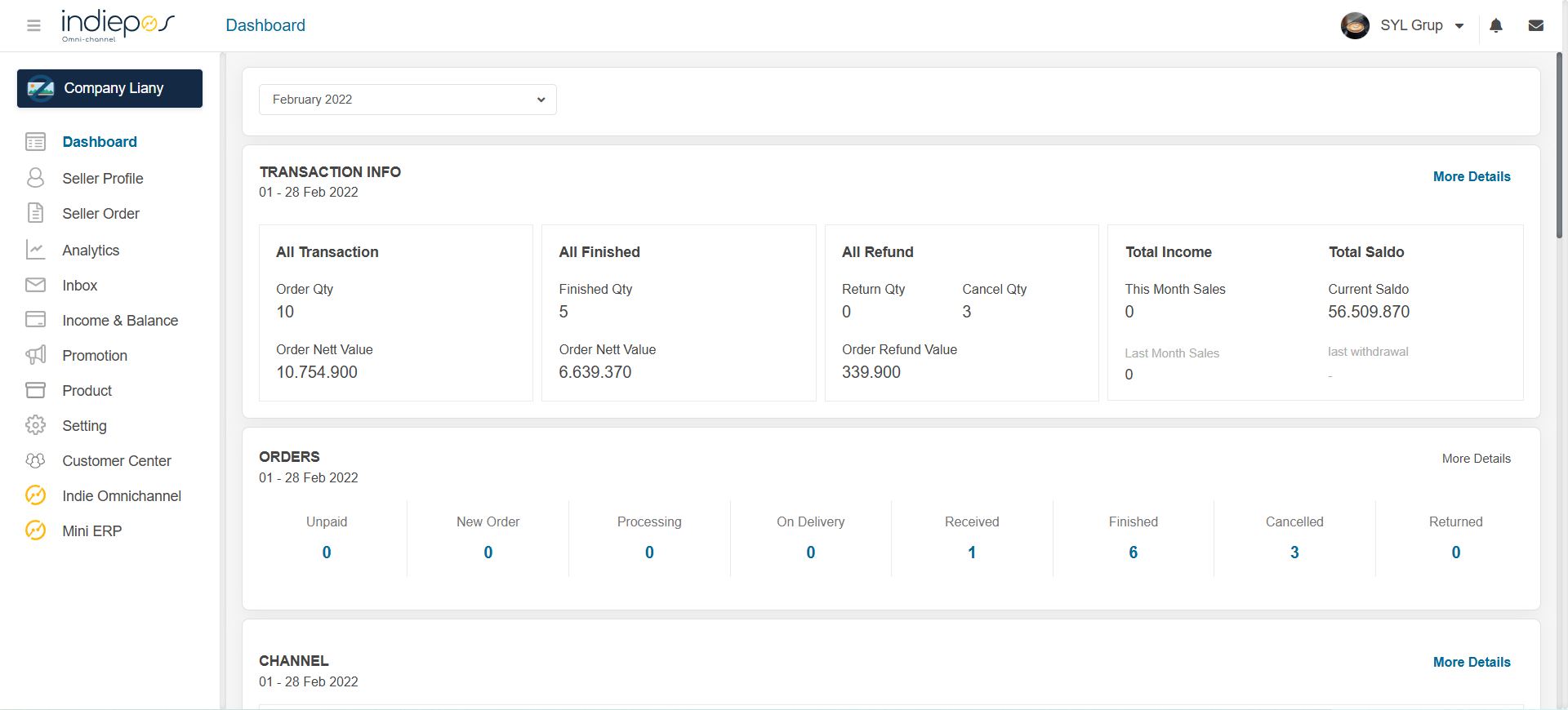 Indie Seller Center